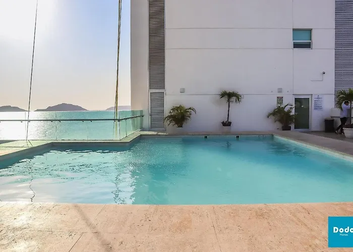 Departamento En Mazatlan Frente Al Mar Y Alberca Comun.