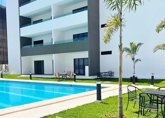 Marina Cerritos Azul Turquesa #3 - 4 Albercas - 1 Min Playas