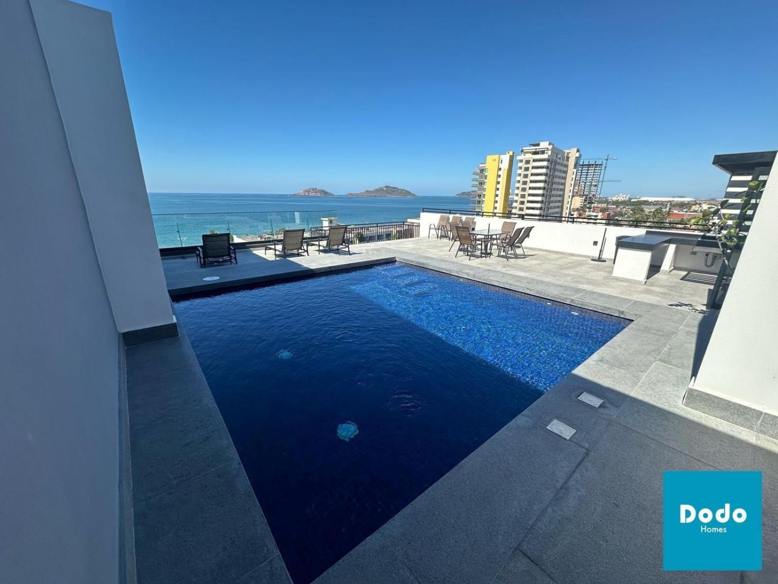 Torre Con Roof Garden Y Piscina Vista Al Mar Apartment Mazatlan
