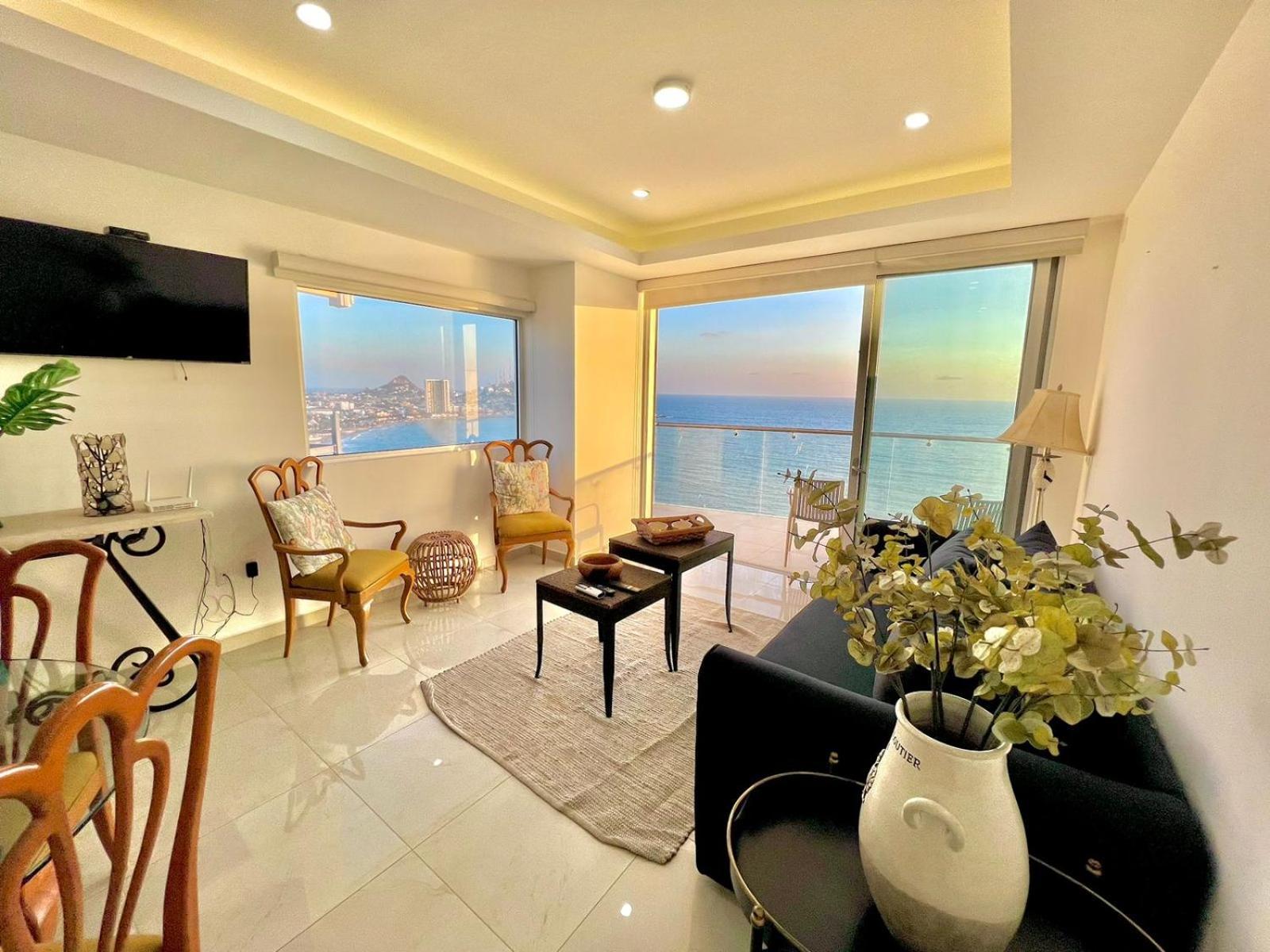 Sunset View Malecón 1404 Vista Panoramica Al Mar Apartamento Mazatlán