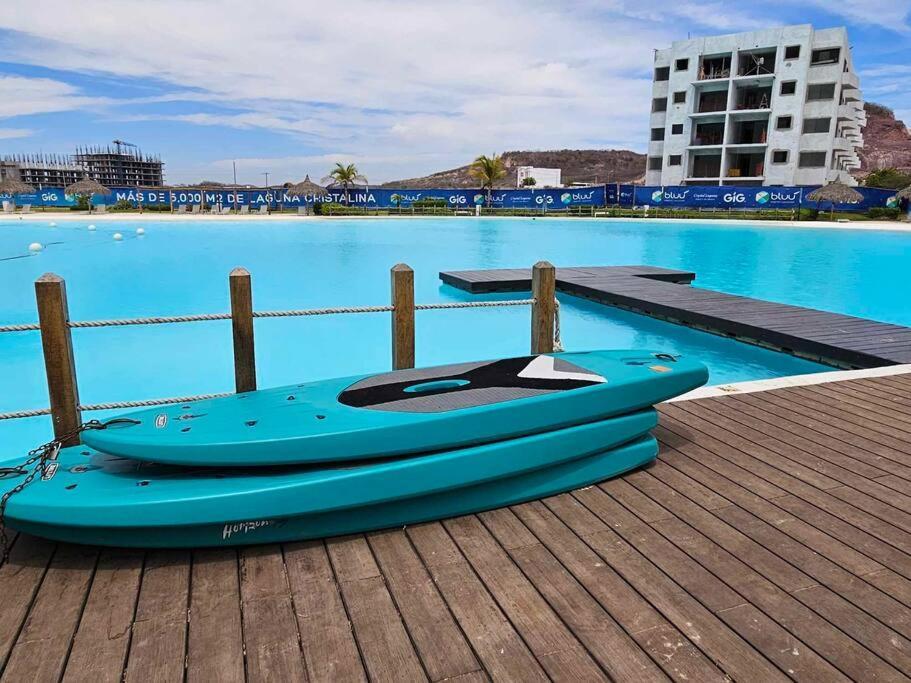 Bluu De Lujo Con Laguna Apartment Mazatlan