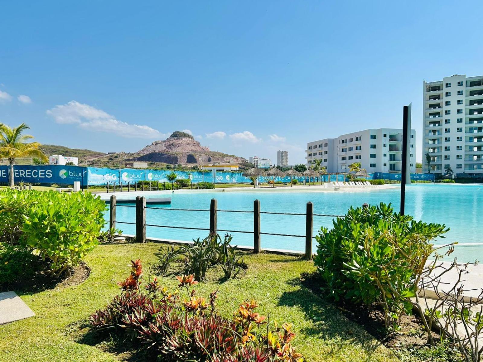 Bluu Lagoon - Depa Enorme Alberca Apartamento Mazatlán