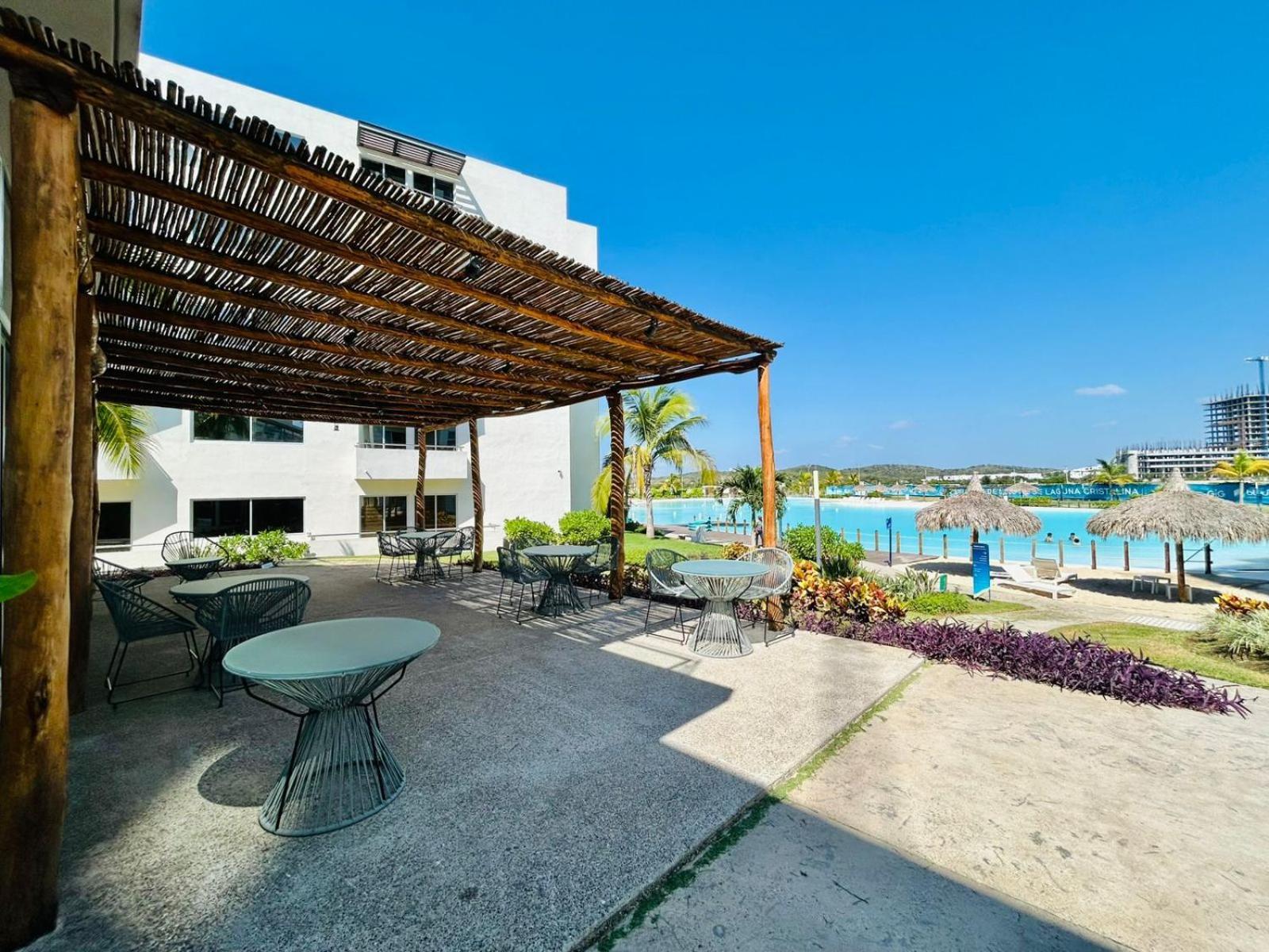 Apartamento Bluu Lagoon - Depa Enorme Alberca Mazatlán