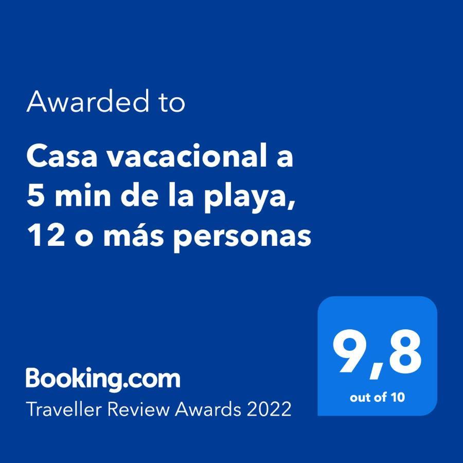 Casa Vacacional A 5 Min De La Playa, 12 O Mas Personas *