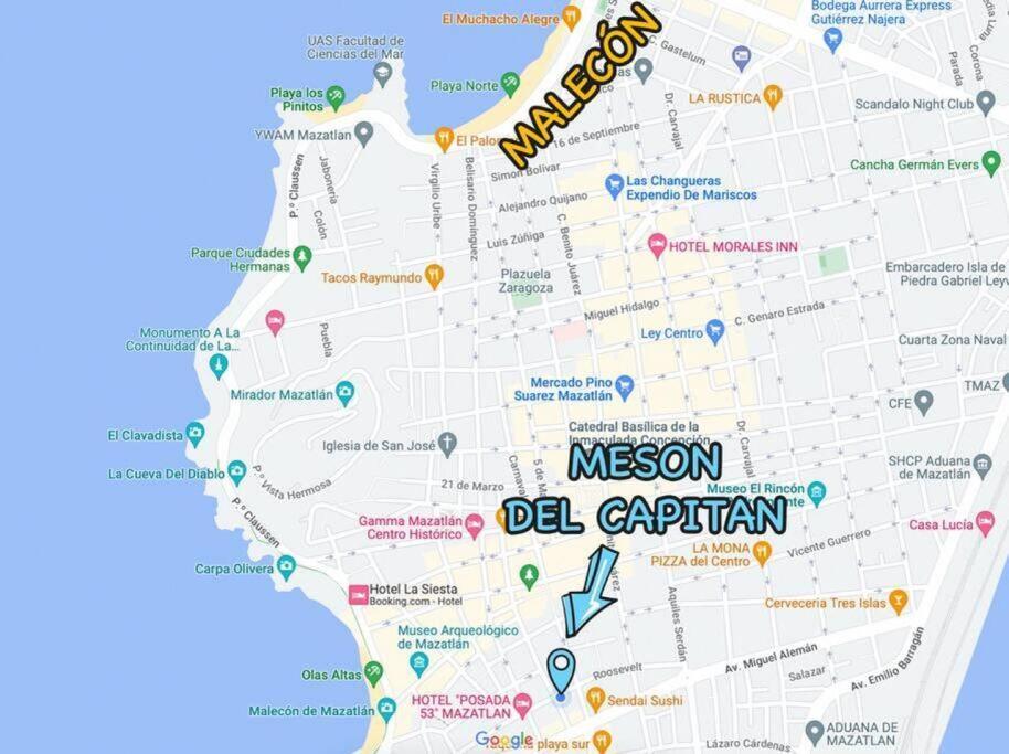 Meson Del Capitan 10 Depa En El Centro! * Mazatlan