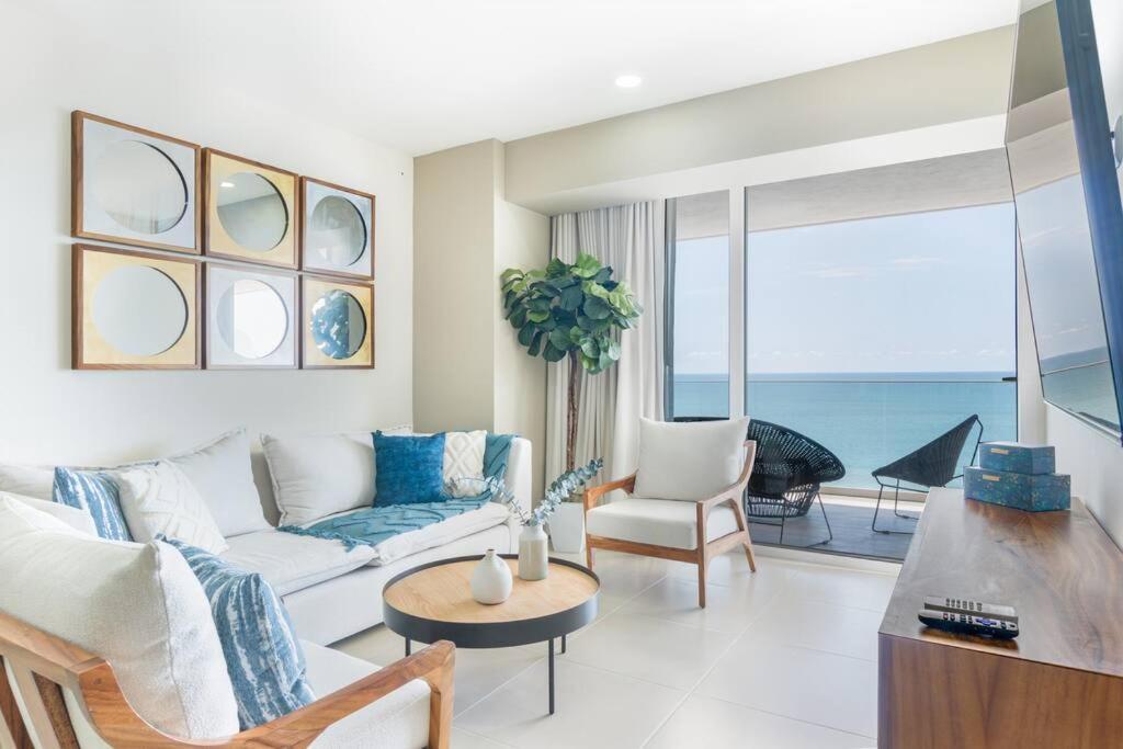 Apartamento Hermoso Depa Lujoso Cristal Bay Sobre El Malecon Mazatlán