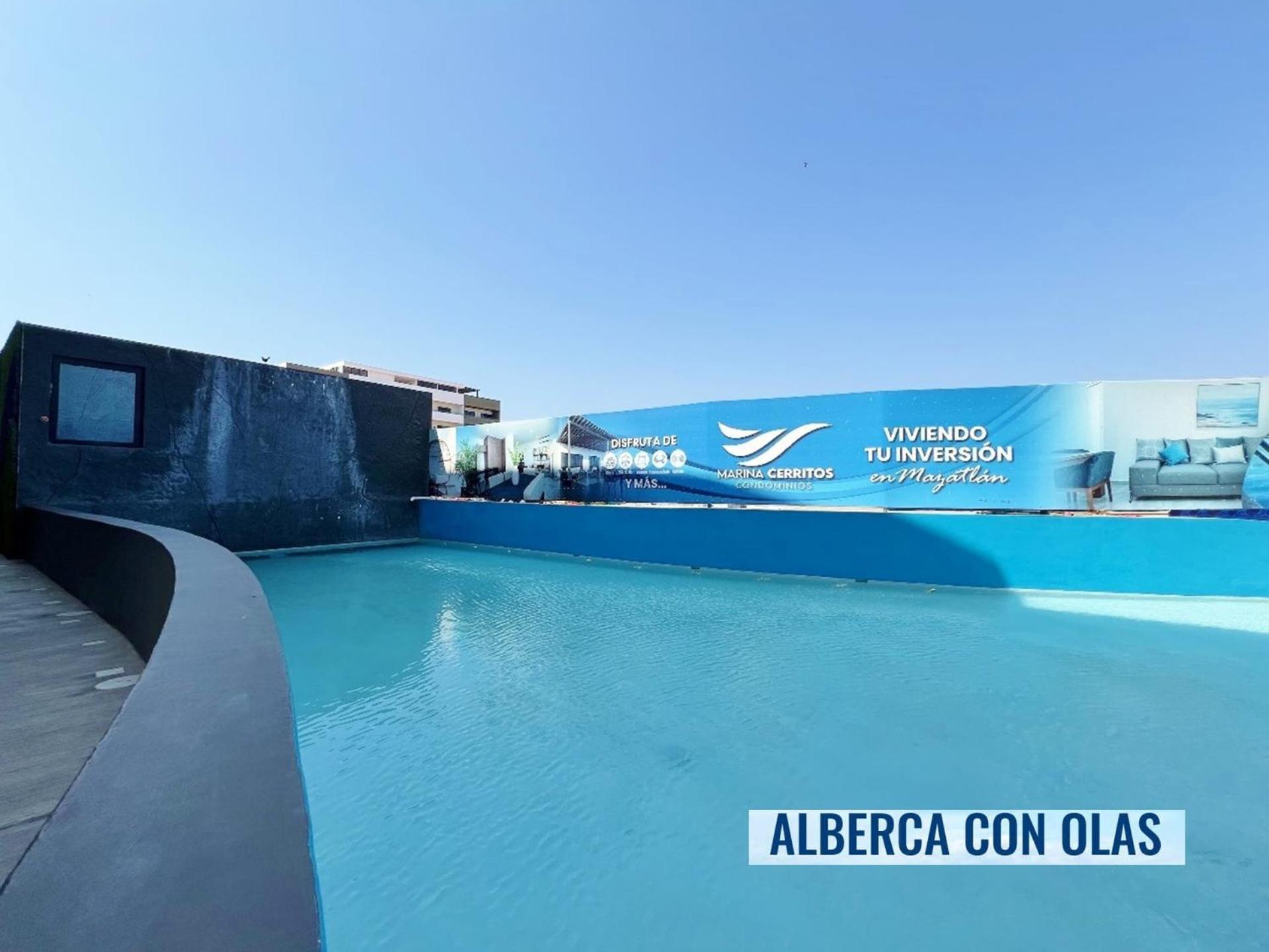 Apartamento Marina Cerritos Azul Turquesa #3 - 4 Albercas - 1 Min Playas Mazatlán